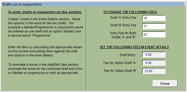 In Conjunction Fee Calculator